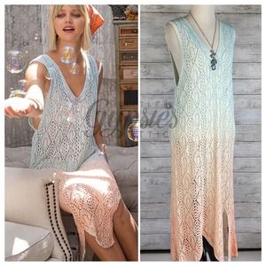 POL Dream-sickle Beach Ombre Dress